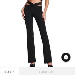 I AM GIA Arima pants crossover knit pants